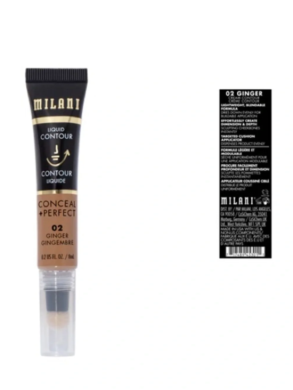 Milani Conceal + Perfect Liquid Contour - Ginger, NEW